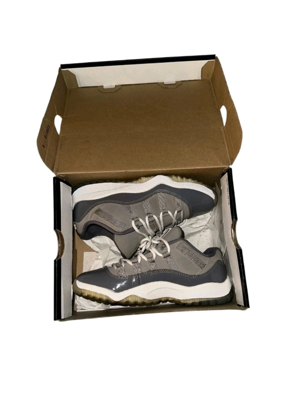 Jordan11 Retro Low Bp Medium Grey / White Gunsmoke Shoes